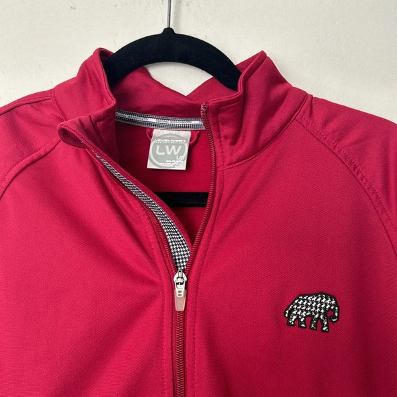 Crimson Red Women's LevelWear University of Alabama Full Zip Athletic Jacket L - Picture 2 of 8